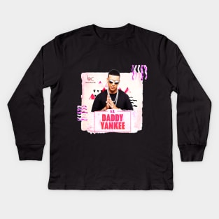 Daddy Yankee - Puerto Rican rapper, singer, songwriter, and actor Kids Long Sleeve T-Shirt